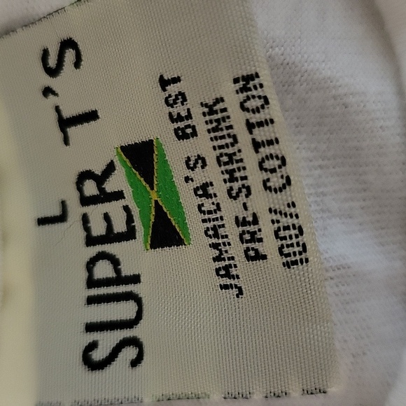 Super T's White Jamaica Graphic T-Shirt - Picture 3 of 3
